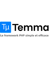 logo de TEMMA, le framework PHP simple et efficace